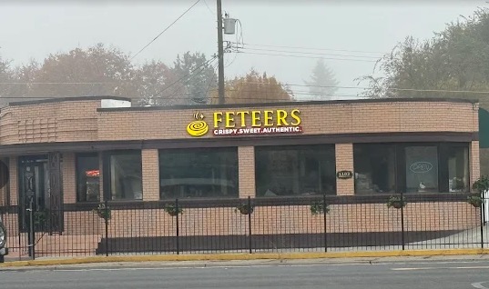 Feteers Mediterranean restaurant storefront at 1103 W Northwest Blvd, Spokane